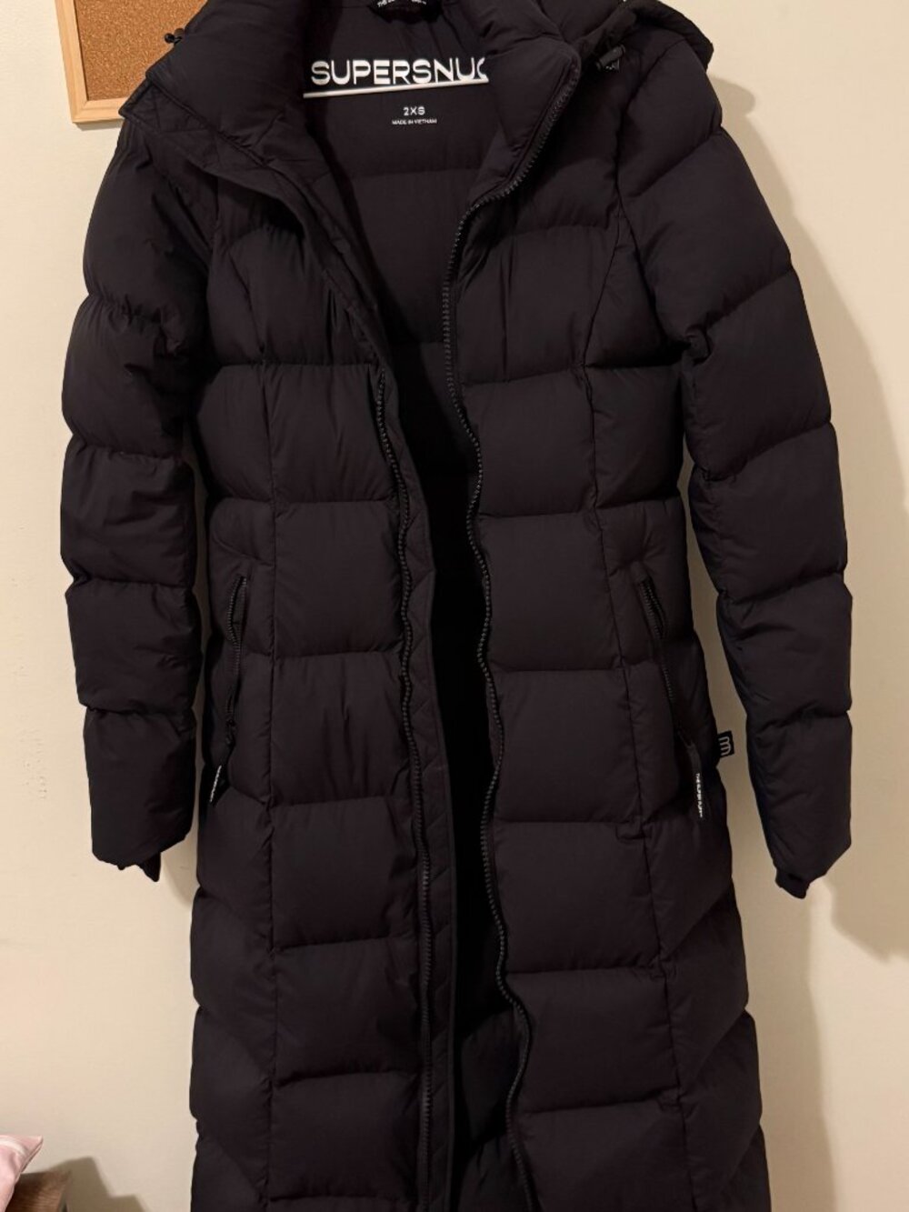 Aritzia The SuperSnug Puff™ Long – cliMATTE™, Black, 2XS - Picture 6 of 7